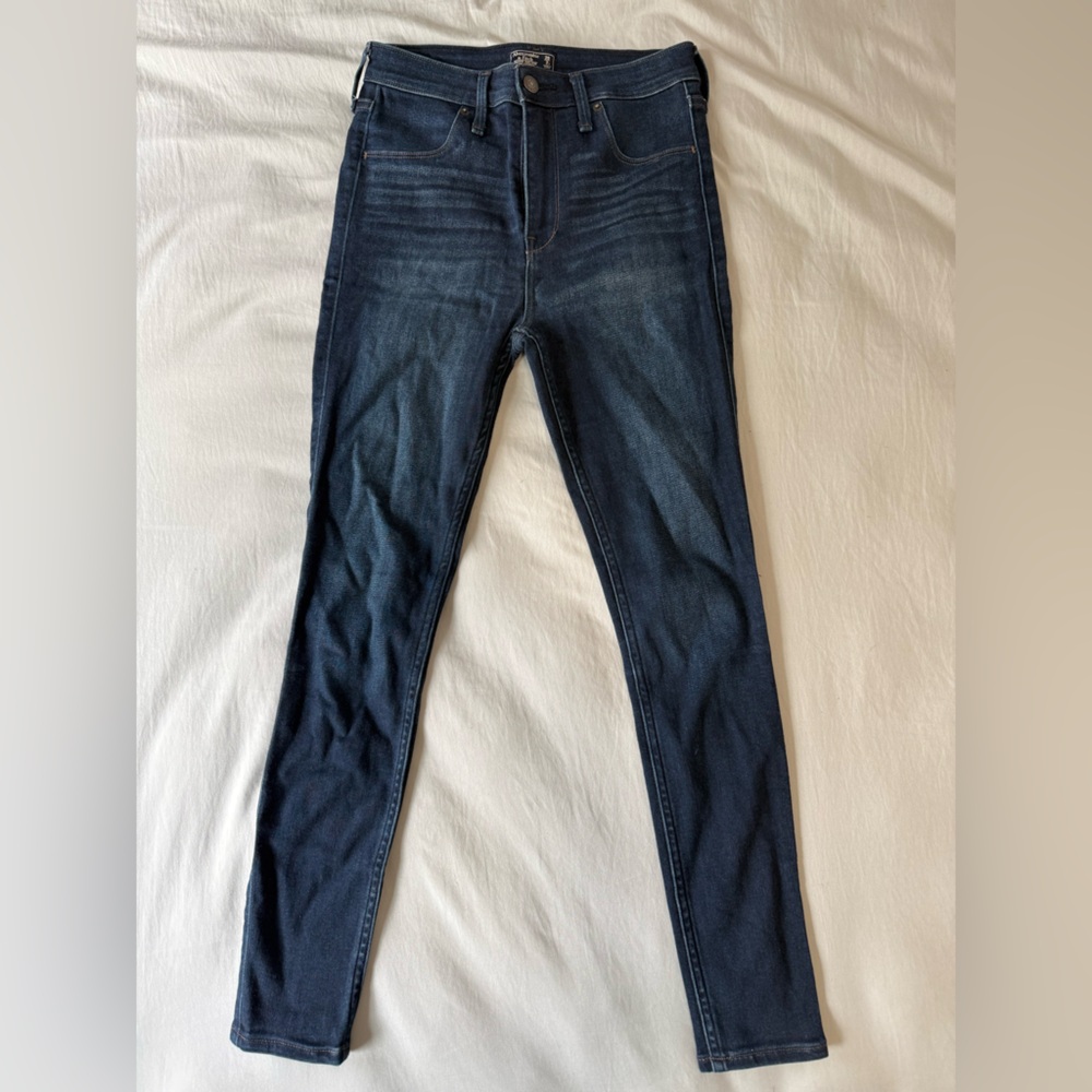 Abercrombie and Fitch Dark Blue Jean Leggings